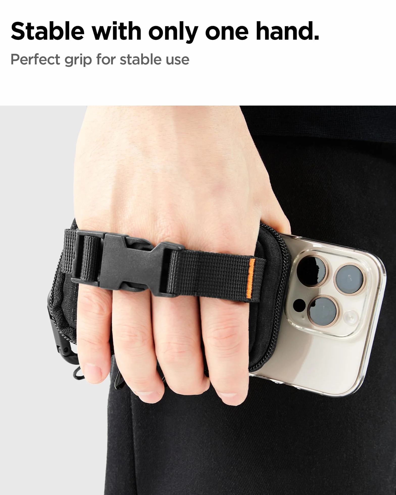 Spigen Snap Zip MagFit MagSafe Kartenhalter Pouch Kompatibel mit iPhone 17/16/15/14/13/12 Serie, AirPods Pro 3/2/1, AirPods 4/3/2/1 und Google Pixel 10-Serie mit Pixelsnap - Schwarz