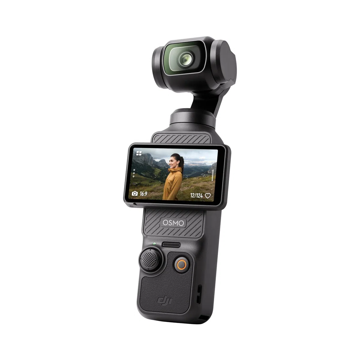 DJI Osmo Pocket 3, Vlogging-Kamera mit 1-Zoll-CMOS und 120 fps Video, 3-Achsen-Stabilisierung, schnelles Scharfstellen, Gesichts/Objektverfolgung, kleine Videokamera für Vlogging, Selfies und Reise