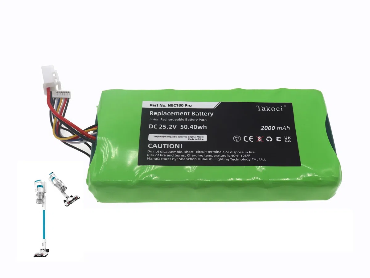 Ersatzakku für Eureka NEC180 ProBP25220F 25,2 V 2000 mAh