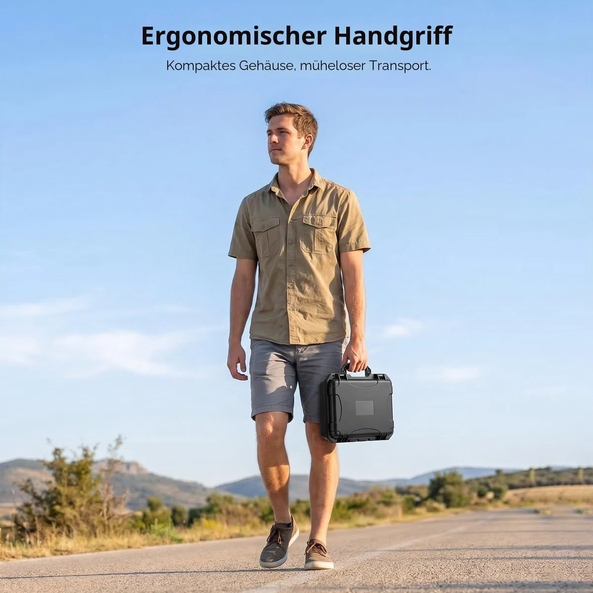 FPVtosky Wasserdichter Koffer für DJI Lito X1 Fly More Combo, Kompatibel mit RC 2 Fernsteuerung, Akkus, Ladehub und Zubehör [NUR Koffer]