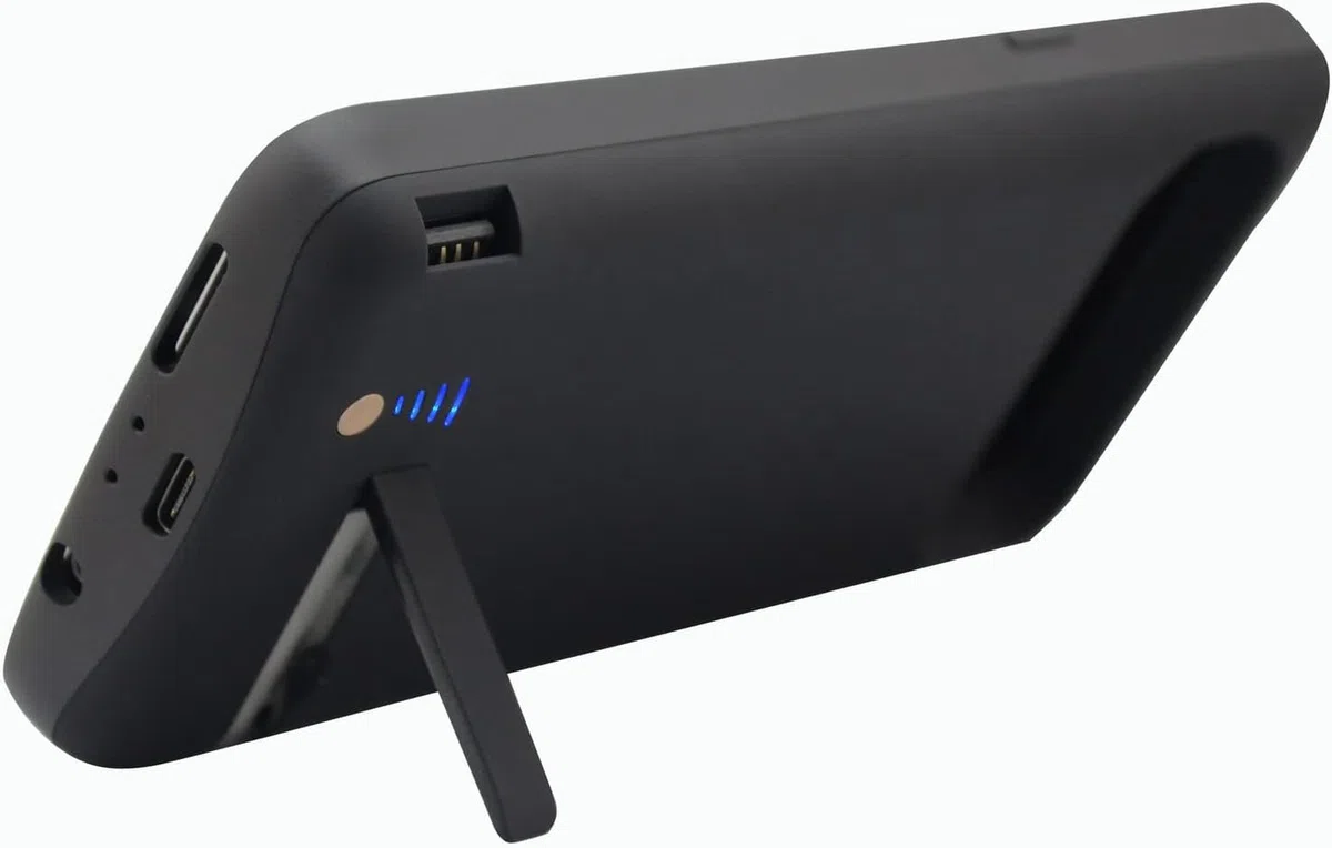 ELLENNE Cover mit Akku für Samsung S20 Ultra 5G 6,9 Zoll Slim 6000 mAh | Schutzhülle mit integriertem Akku, kompatibel mit Samsung S20 Ultra 5G 6,9 Zoll (16,9 cm), Slim 6000 mAh
