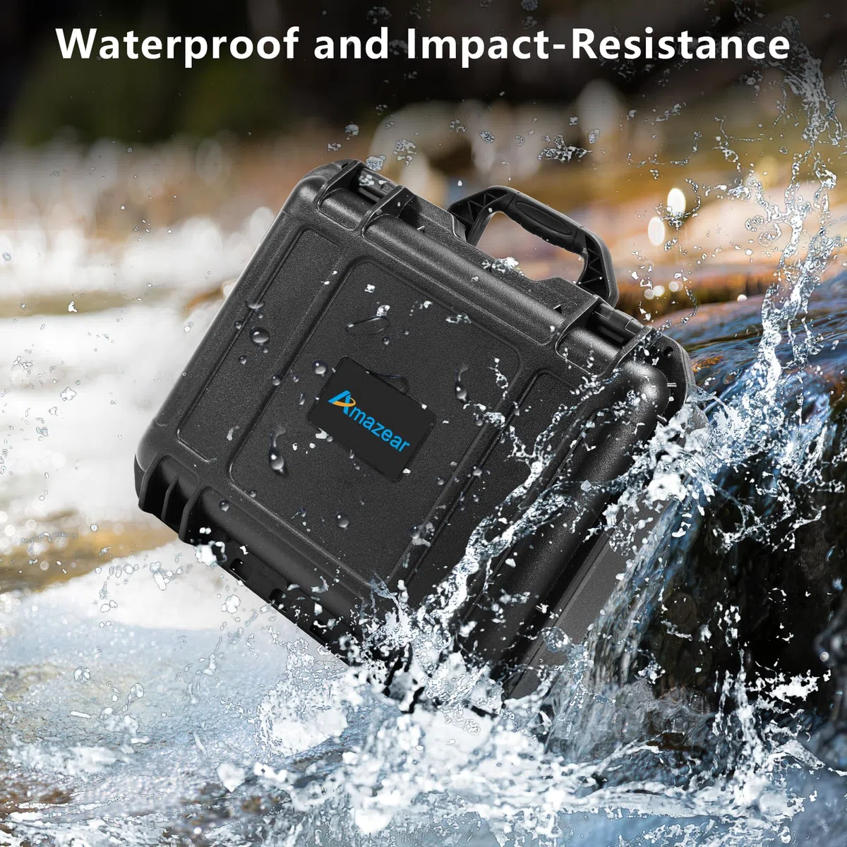 AMAZEAR Wasserdichter Tragetasche Für DJI Osmo Action 5 Pro/Action 4 Case, Action5 Pro Doppel Koffer Für DJI Osmo Action 5 Pro Zubehör, Adventure-Combo,Standard-Combo,Diving Combo und Zubehör