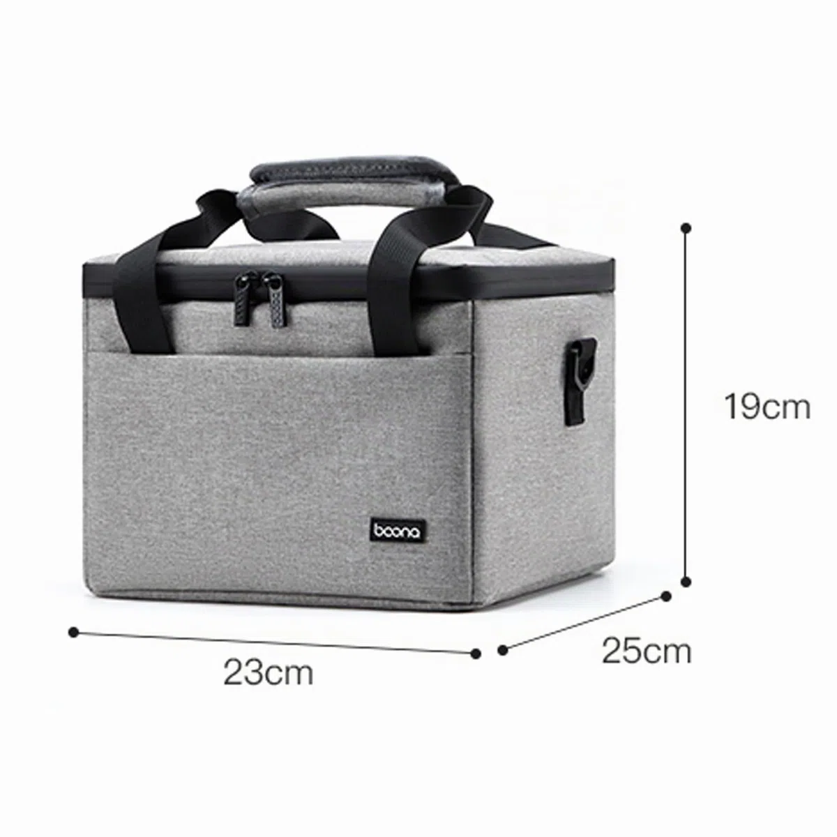 Tragetasche für XGIMI Horizon Pro 4K-Projektor, kompatibel mit XGIMI Horizon 1080p FHD-Projektor, Reisetasche mit Schultergurten (grau)
