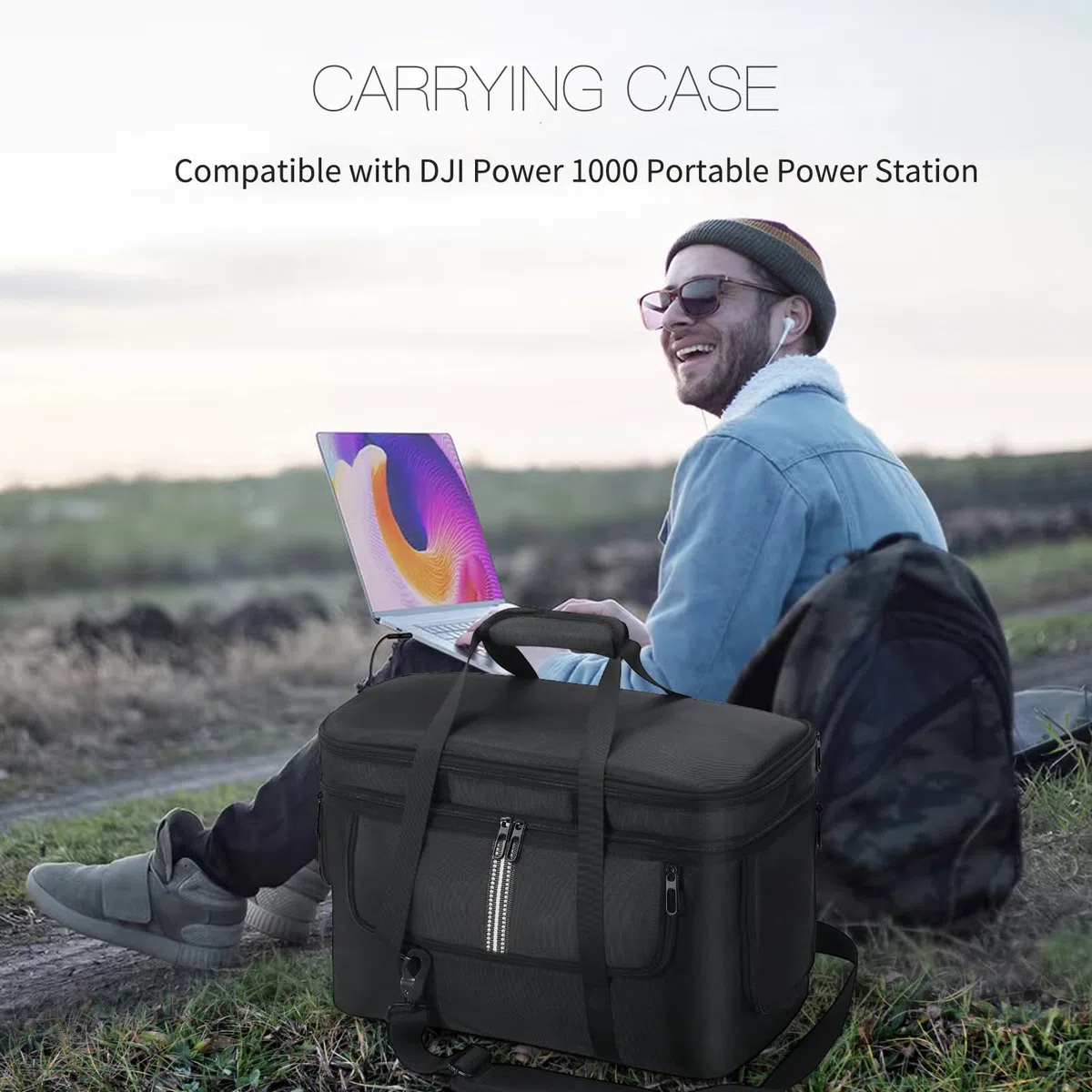Soft-Tragetasche, kompatibel mit DJI Power 1000 tragbarer Stromversorgung, Aufbewahrungshülle für Outdoor-Strom Zubehör