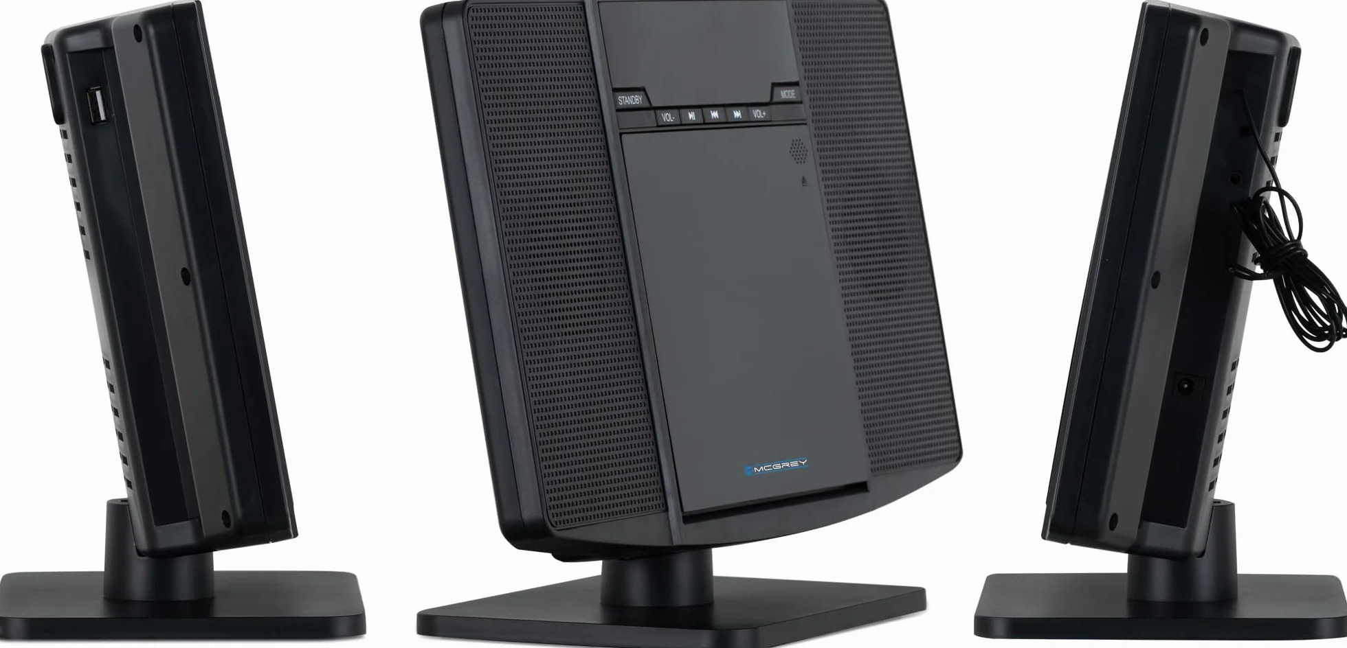 MCD-60 Vertikal Stereoanlage mit CD/MP3-Player, USB-Slot und Bluetooth - Retoure (Zustand: gut)