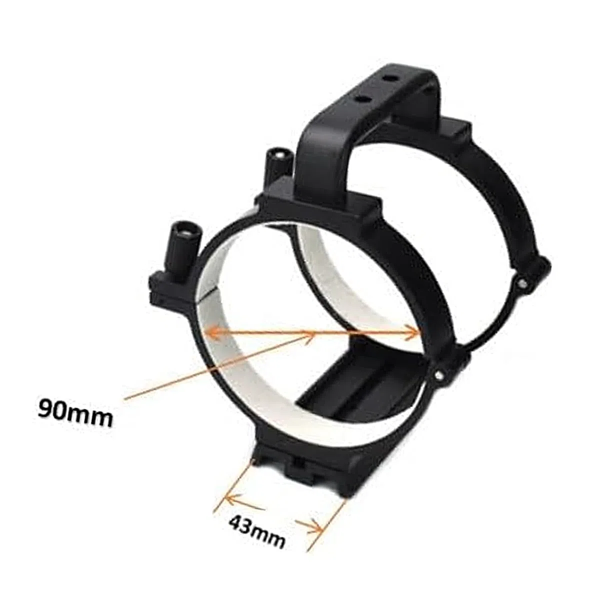 Ausi Astronomischer Teleskopring, Optische Rohrklemme Passt Für Ringinnendurchmesser 80/90 Mm Mit Schutzpolstern
