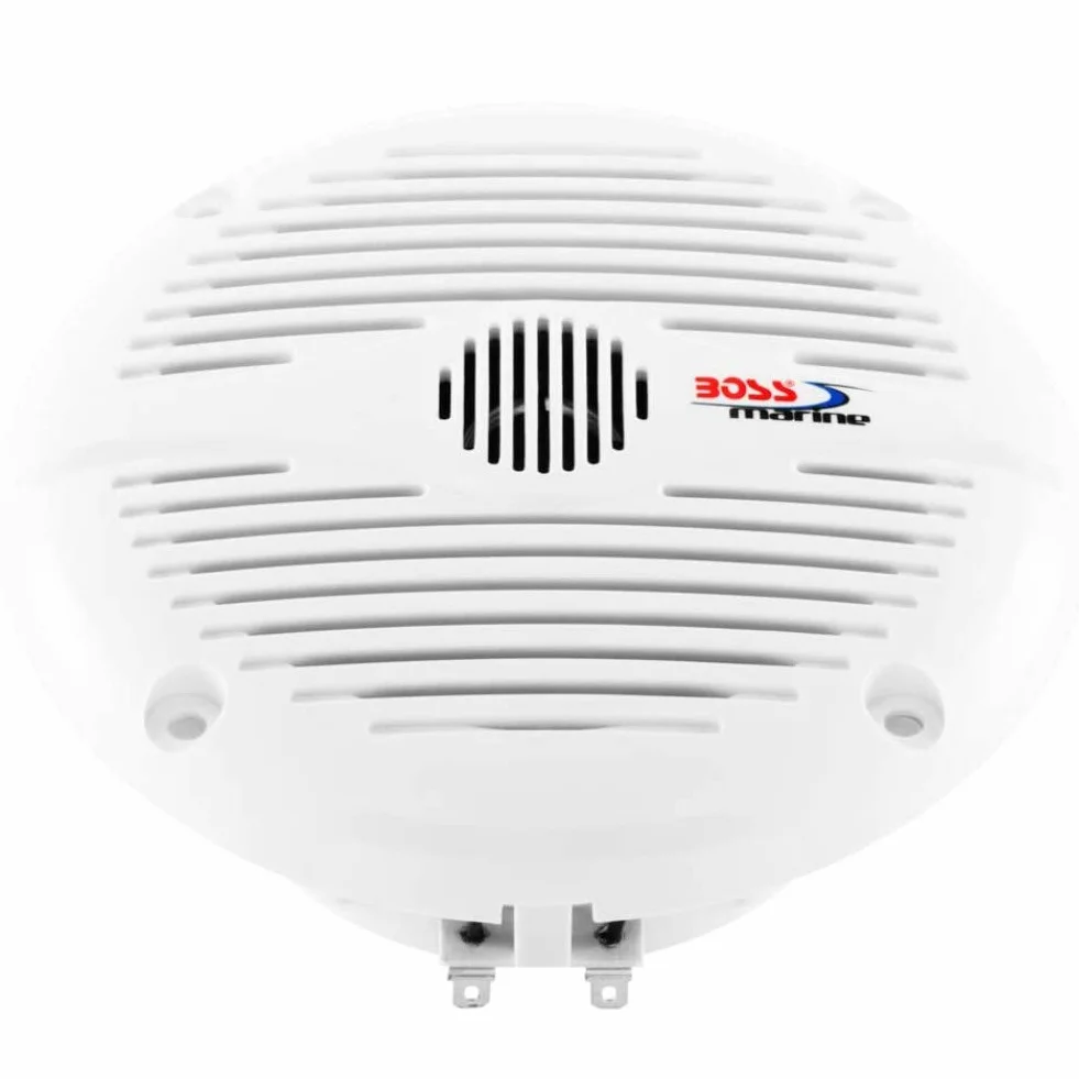 2 Marine-Lautsprecher kompatibel mit BOSS Audio MR50W 2-Wege 15,5 cm 75 watt rms 150 watt max wasserdichtes sea Pool Boot, pro Paar + 5 kostenlose Aufkleber