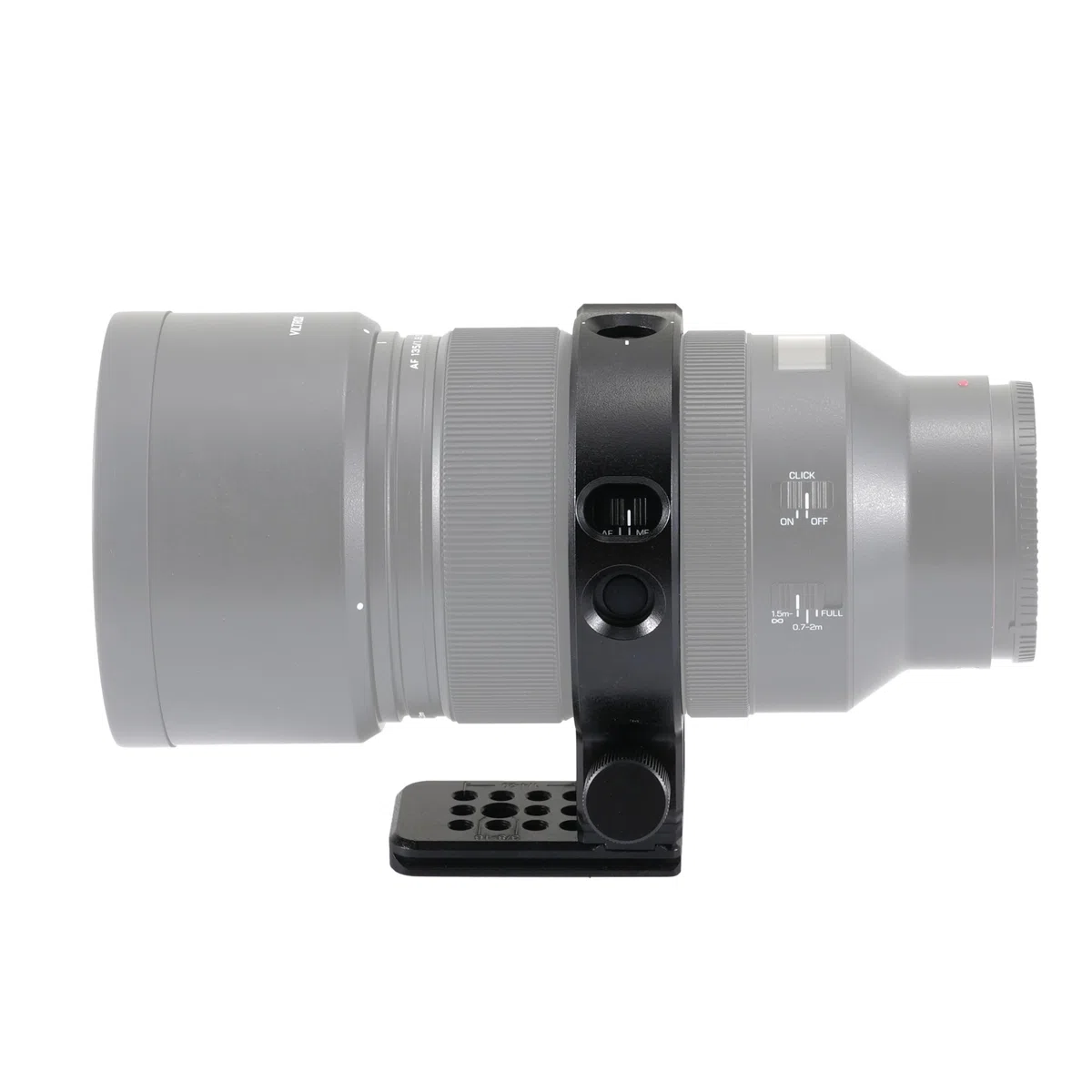 FOTGA Metall Stativ-Halterungsring Objektiv Stativring 85mm für Viltrox AF 135mm F1.8 LAB FE/Z Objektiv, unten mit Arca Swiss Stativ Schnellwechselplatte mit 1/4" & 3/8" Schraube