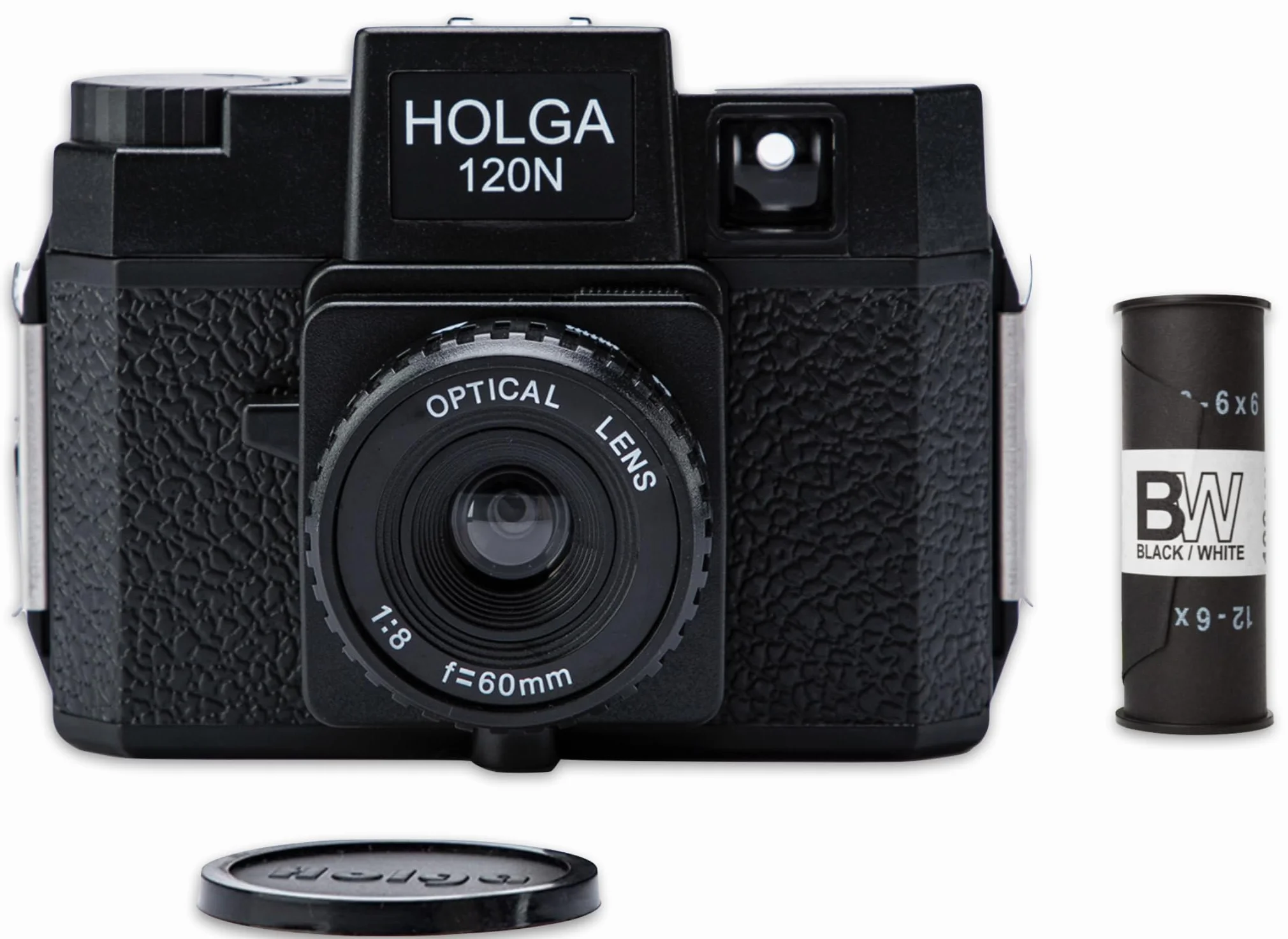 Anton & HOLGA 120N Rollfilm Camera Optical Glas Lens Set mit B+W Film 120er
