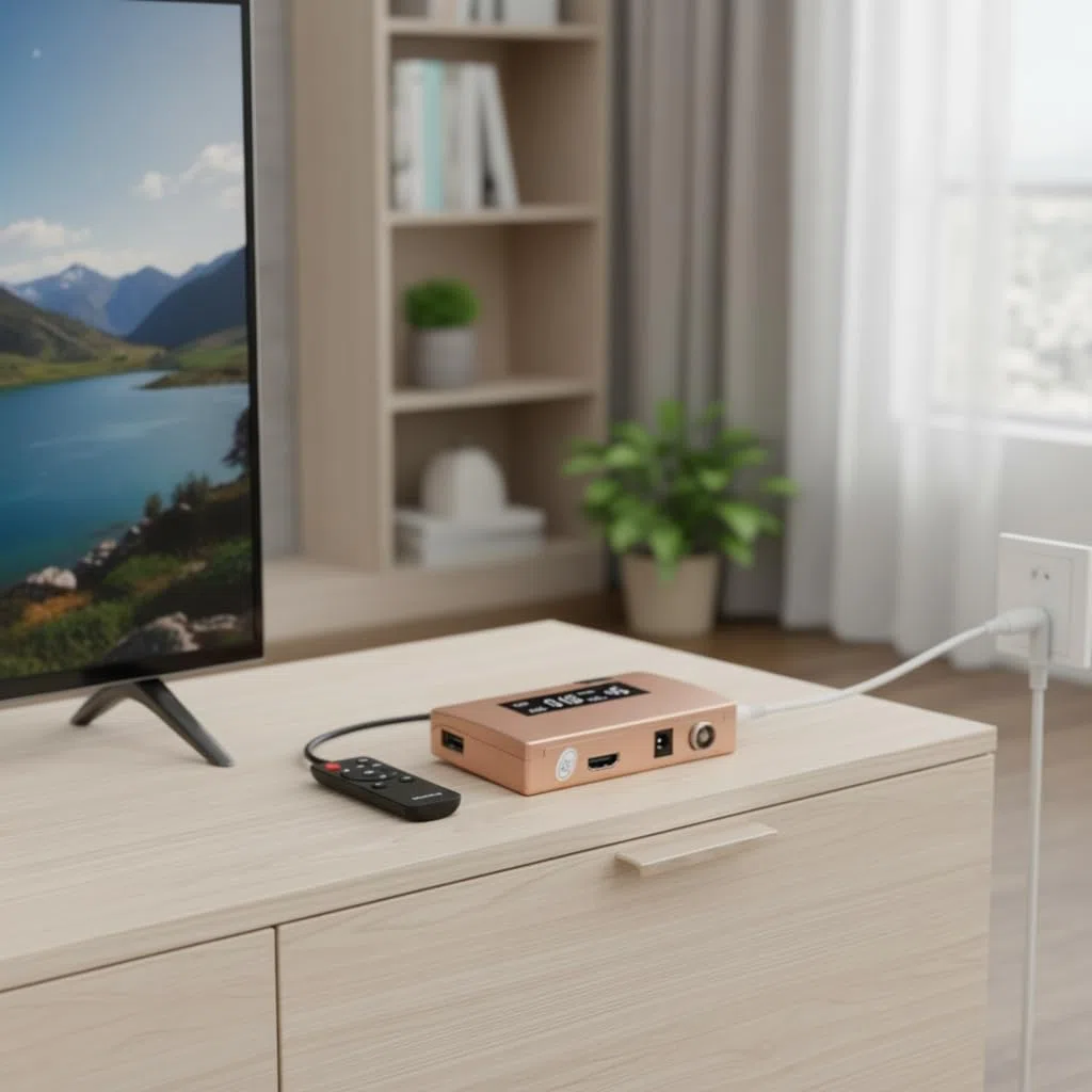 RF zu HDMI Konverter HDMI zu RF Modulator Analoger TV Empfänger Adapter HD Modulator mit Fernbedienung für alle Port TVS Projectors Multimedia Teaching Network