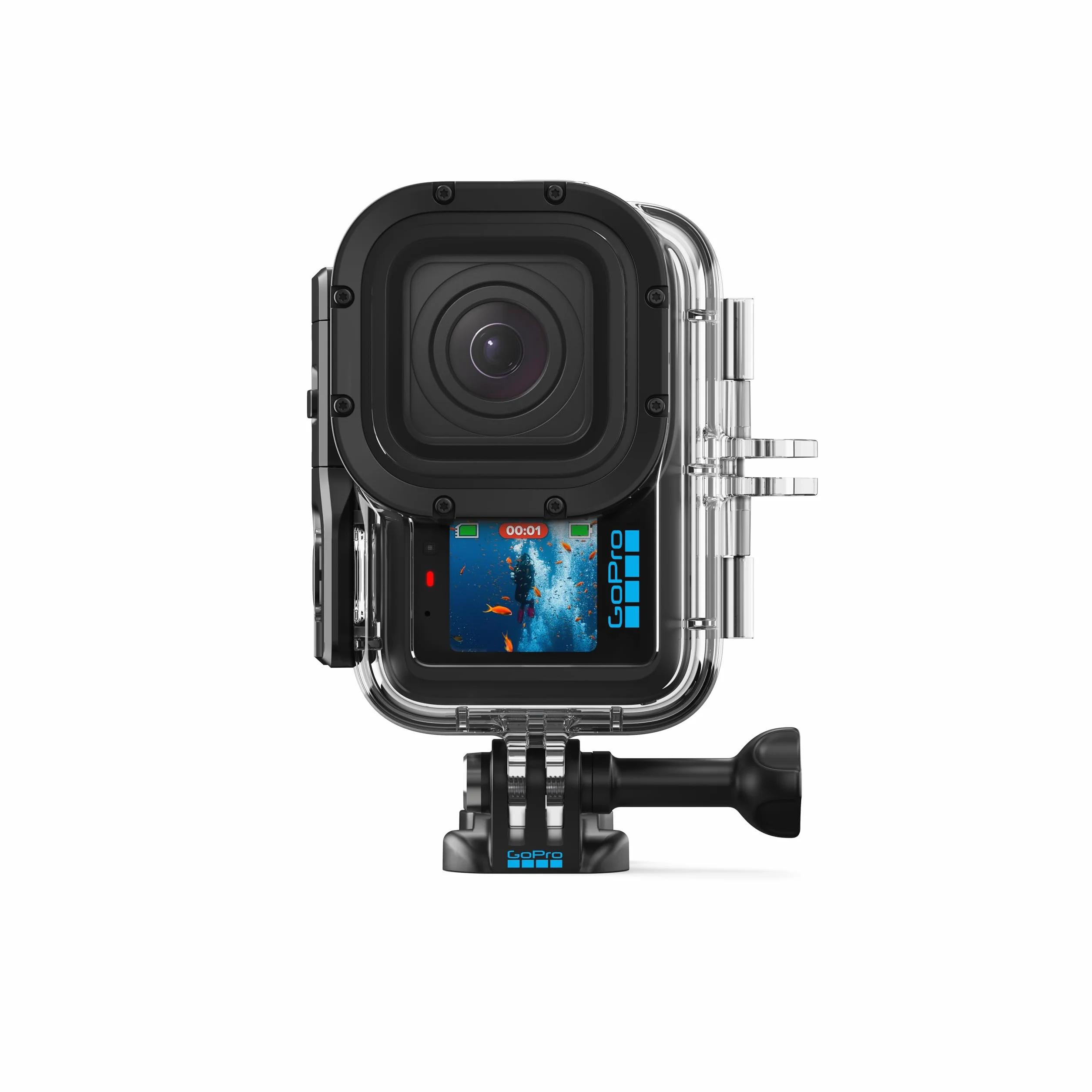 GoPro Schutzgehäuse (wasserdicht, Tauchschutz + Kameraschutz/für Mission 1 PRO + Mission 1) – Offizielles GoPro Zubehör