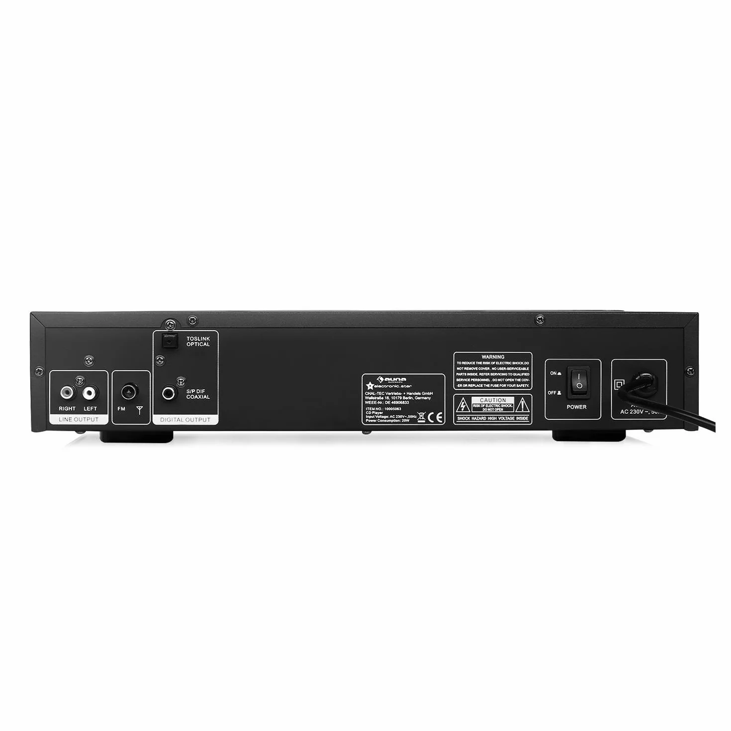 Auna CD-Player AV2 mit Empfänger