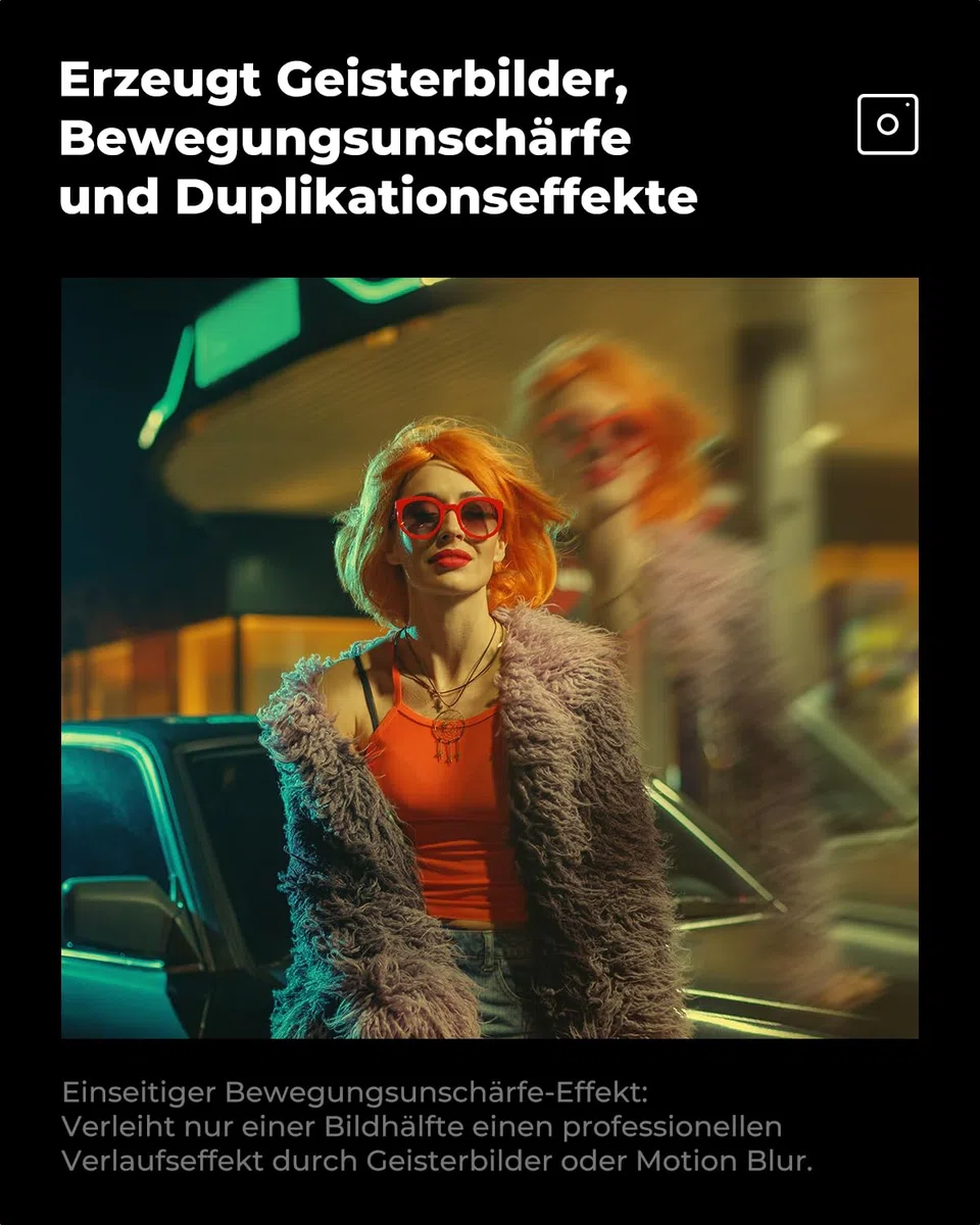 K&F CONCEPT 67mm Einzelbewegungsunschärfe-Effektfilter Optisches Glasprisma Spezialeffekt-Kameraobjektivfilter (Nano-B Serie)