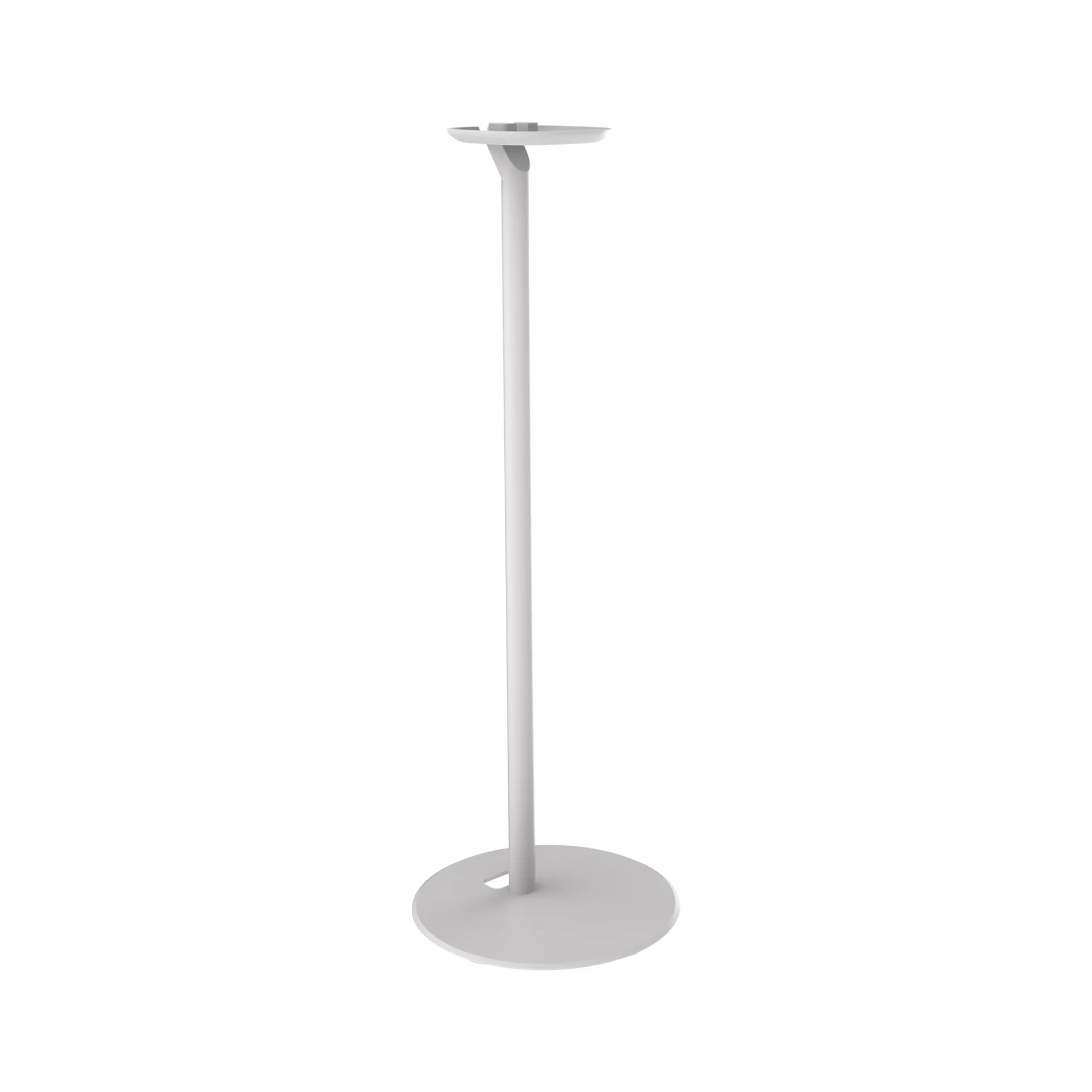 conecto, Lautsprecher-Ständer für SONOS ONE (SL) und SONOS Play:1 mit Kabelmanagement, Material: Stahl und Aluminium, Höhe: 71,6cm, weiß