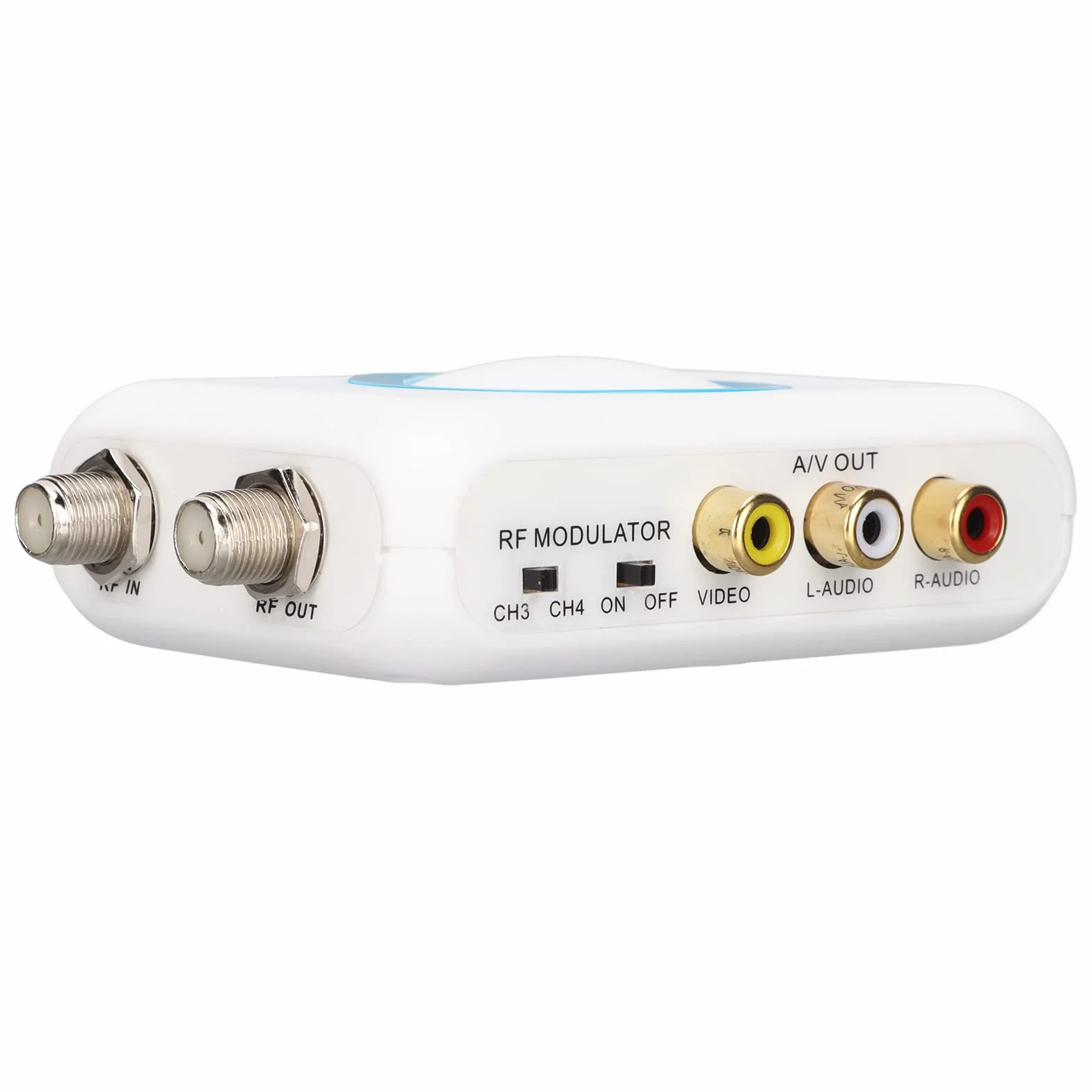 Dioche Koaxial-zu-HDMI-Adapter Koaxial-zu-HDMI-Adapter für Fernseher Abs Hdm66 Hd-Modulator Unterstützt Pal Ntsc-Format Ausgang zu Rf-Modulator für Heimfernseher-Ersatz