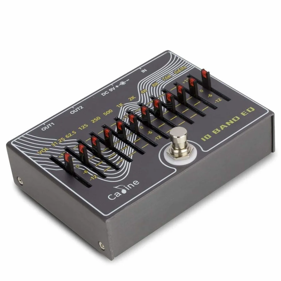 Caline CP-81 »10-Band Graphic EQ« Equalizer | Boden-Effektgerät