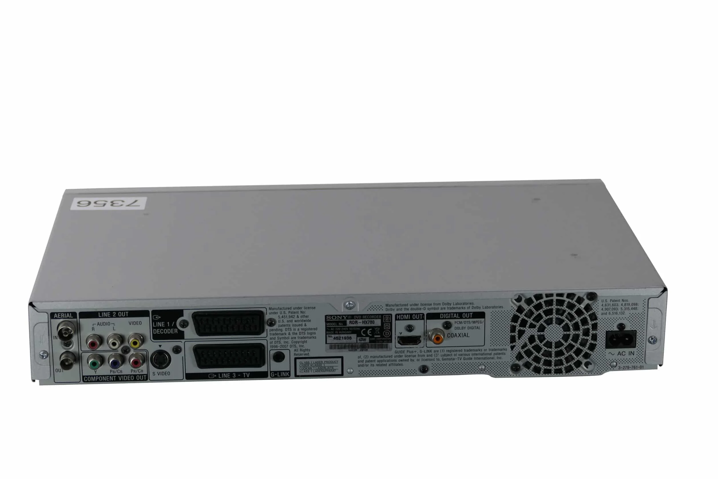 Sony RDR HX 780 B DVD- und Festplatten-Rekorder 160GB (DivX-Zertifiziert, HDMI, Upscaling 1080) schwarz