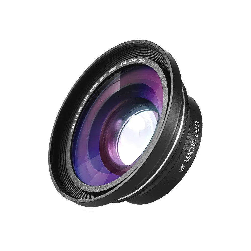 Andoer 30mm 37mm 0,39X Full HD Weitwinkel Makro Objektiv für Ordro Andoer Digitalen Videokamera Camcorder