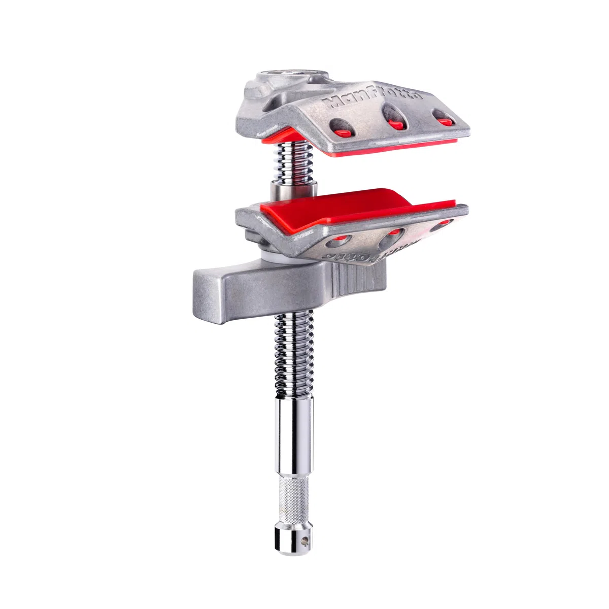 Manfrotto 2" Schraubzwinge mit Backen - Hochbelastbare Schraubzwinge mit Backen - 2" / 5cm Öffnungskapazität - 50 kg maximale Nutzlast - 5/8" / 16 mm Baby Pin - C50EJ