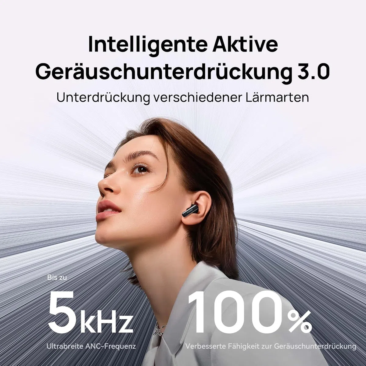 HUAWEI FreeBuds 6i kabellose Kopfhörer, Intelligente Aktive Geräuschunterdrückung 3.0, Druckvoller Bass, Bis zu 35 Stunden Akkulaufzeit, Bluetooth 5.3, Staub- und Wasserbeständigkeit nach, Schwarz